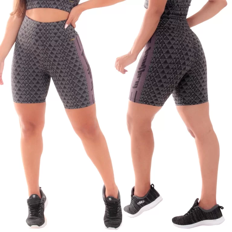 Bermuda Fitness Mescla Sublimada Caveirinhas