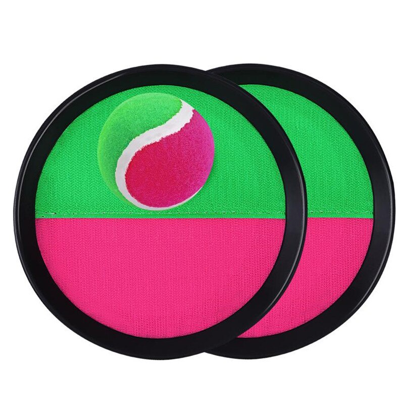 Kit Raquete Velcro Bola – Jogar ao Ar Livre Esporte Infantil Pais Filhos Férias Verão Bolinha