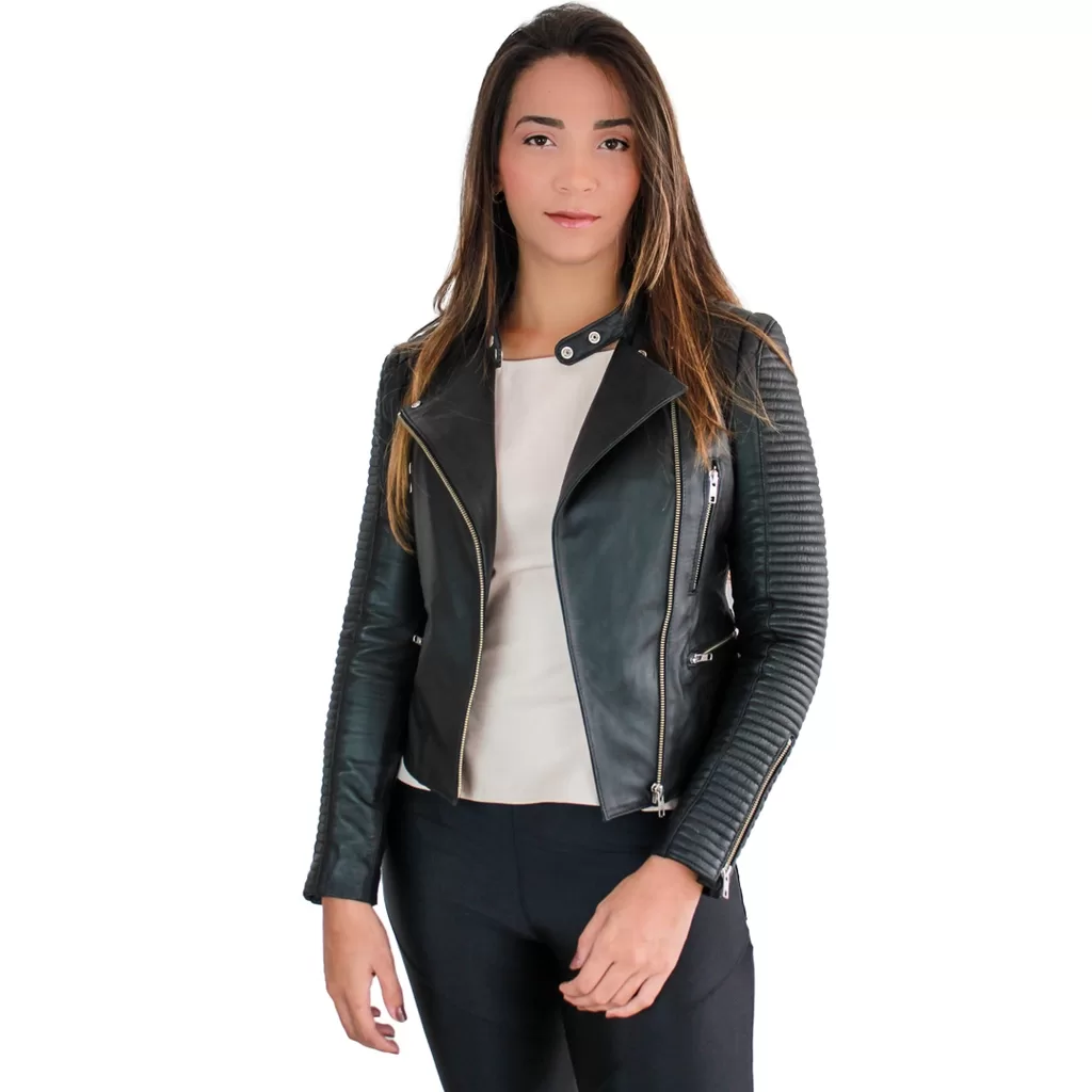 Jaqueta Feminina De Couro Bovino Legítimo Premium Macio E Leve 238 com Garantia Motociclista