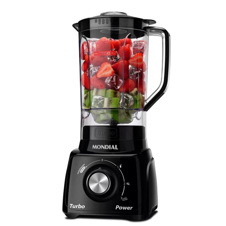 Liquidificador 3 velocidades Turbo Power preto 