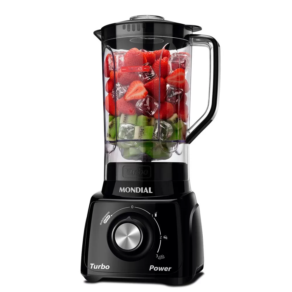 Liquidificador 3 velocidades 550W Turbo Power – L-99-FB – Mondial