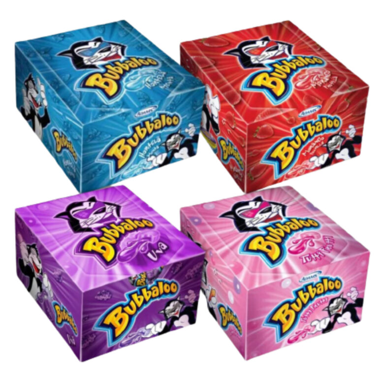 Caixa Chiclete Bubbaloo Com 60 Babalu 300g –