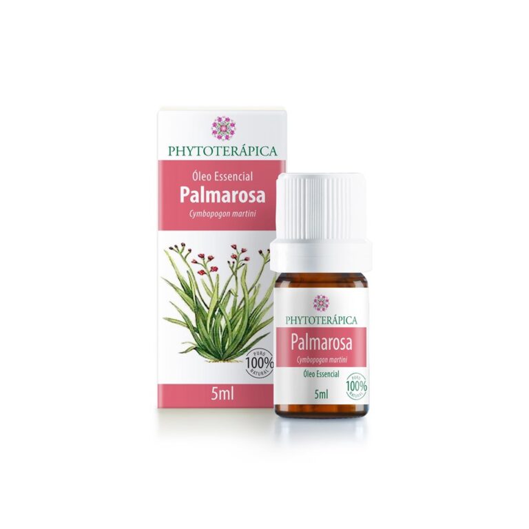 Óleo Essencial Palmarosa 5ml – 100% Puro &#