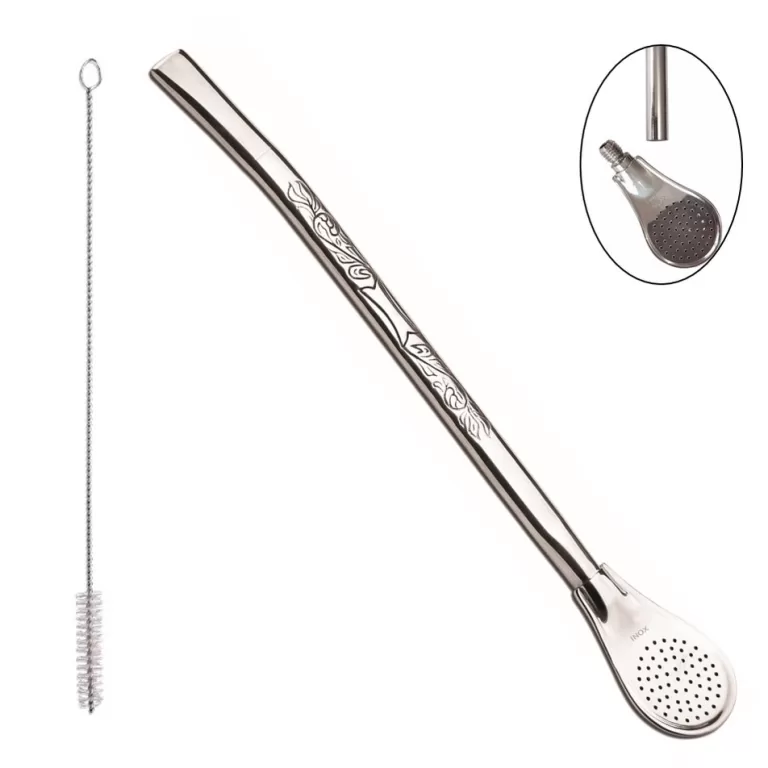 Bomba Chimarrão Tererê Mate 19cm Aço Inox Abaul
