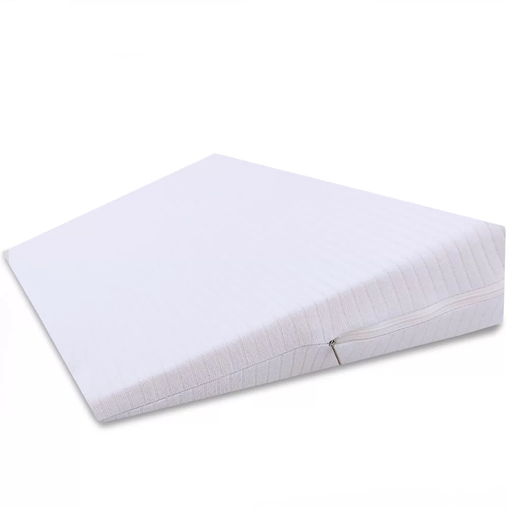 Travesseiros Almofada Bebê AntiRefluxo Rampa para Berço + Capa Antialérgica 100 Algodão BF Colchões