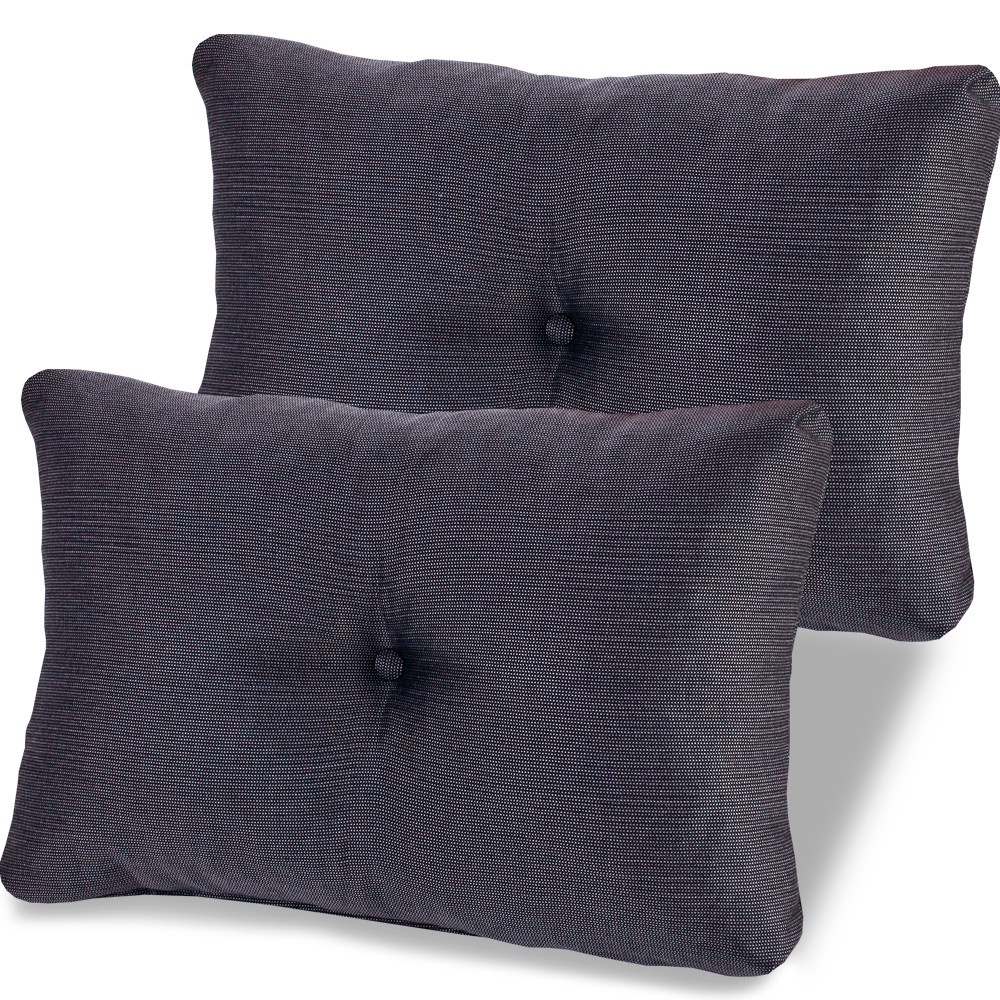 Kit 2 Peças Almofada Com Enchimento Flocos de Espuma 45x65cm Bf Colchoes