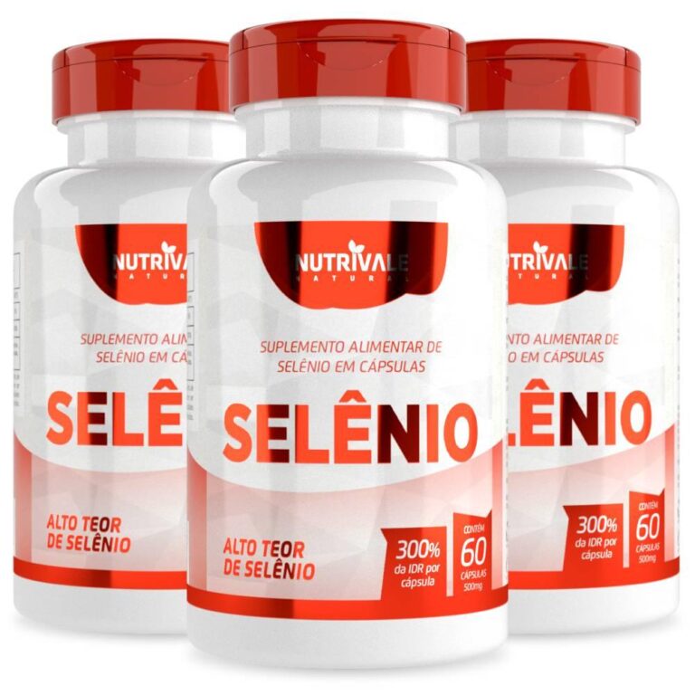KIT 3X Selênio 120 cápsulas – Nutrivale