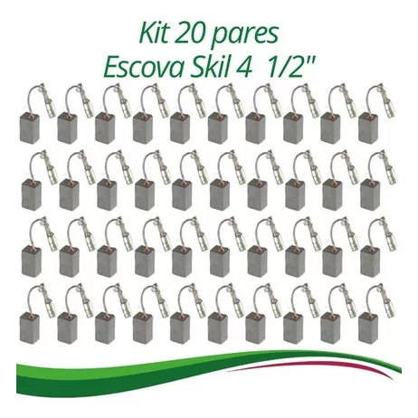 Escovas De Carvão P/ Esmerilhadeira Skil 4 1/2 &#
