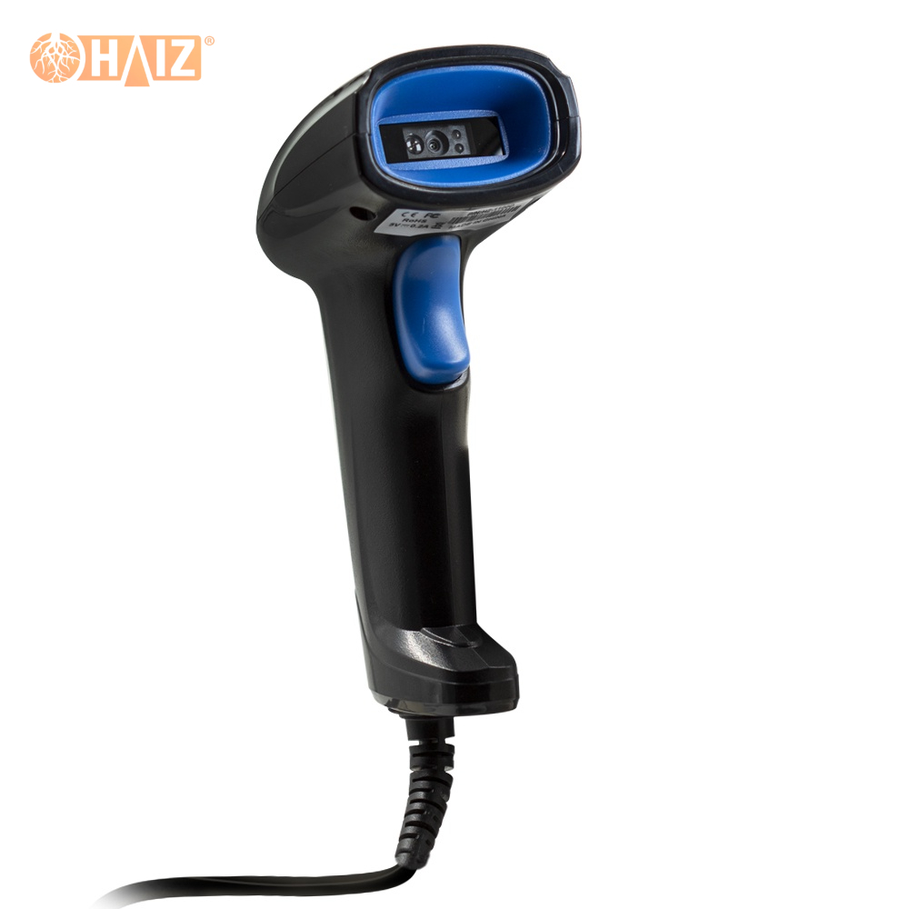 Leitor Scanner Código Barras Haiz Com Fio 1d Boleto EAN Expedição Caixa Mercado HZ-1100L