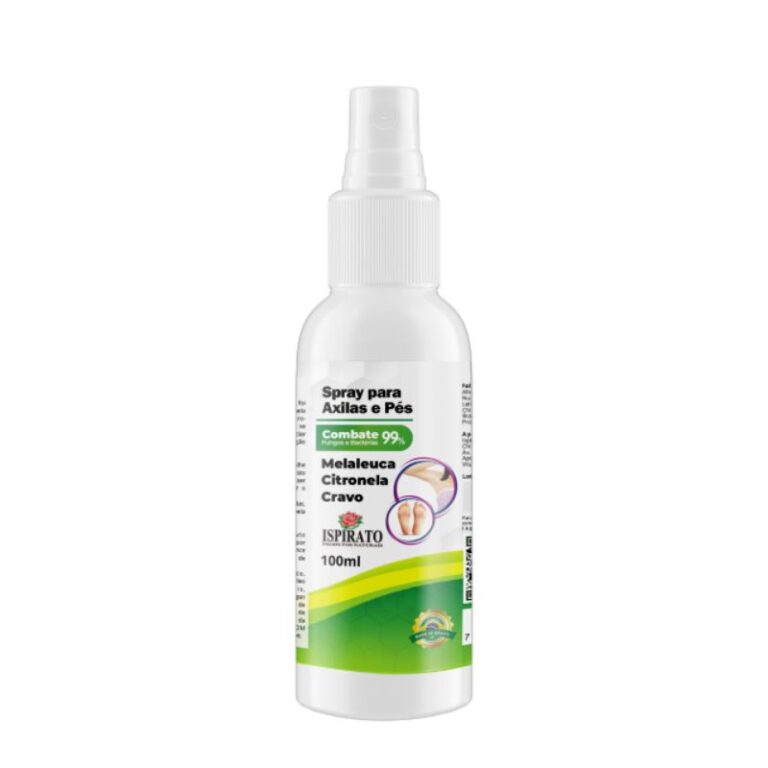 Spray para Bromidrose e Hiperidrose para pés e ax