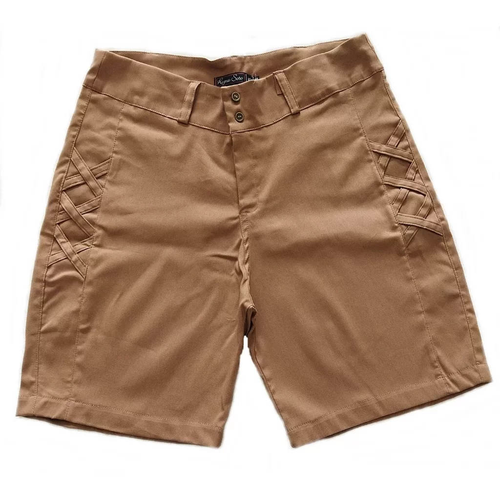 Bermuda XXXX Lateral Cintura Alta Confortável veste bem