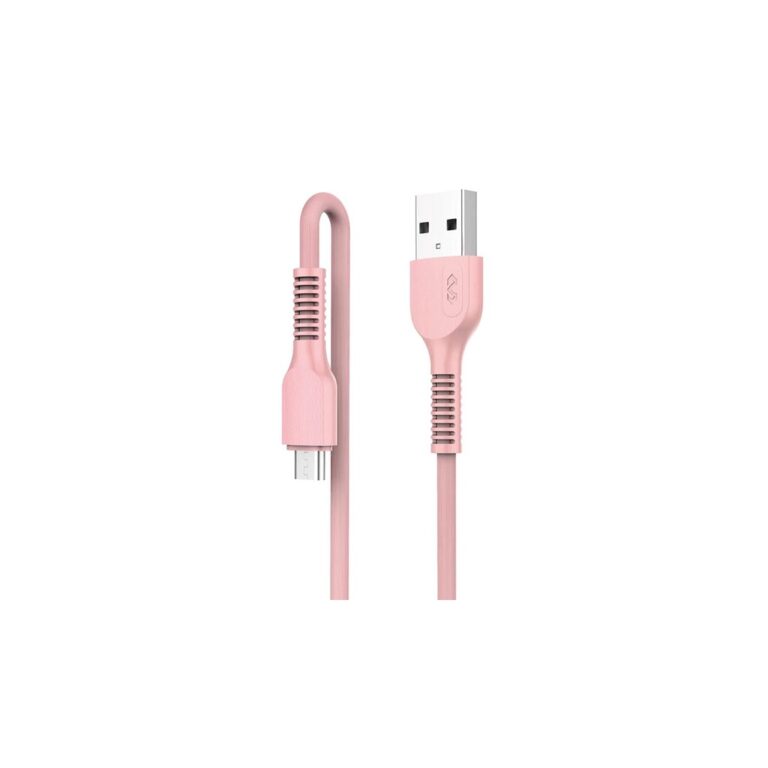 Cabo  Micro Usb Miccell Pvc 1M  Rosa – VQ-D8
