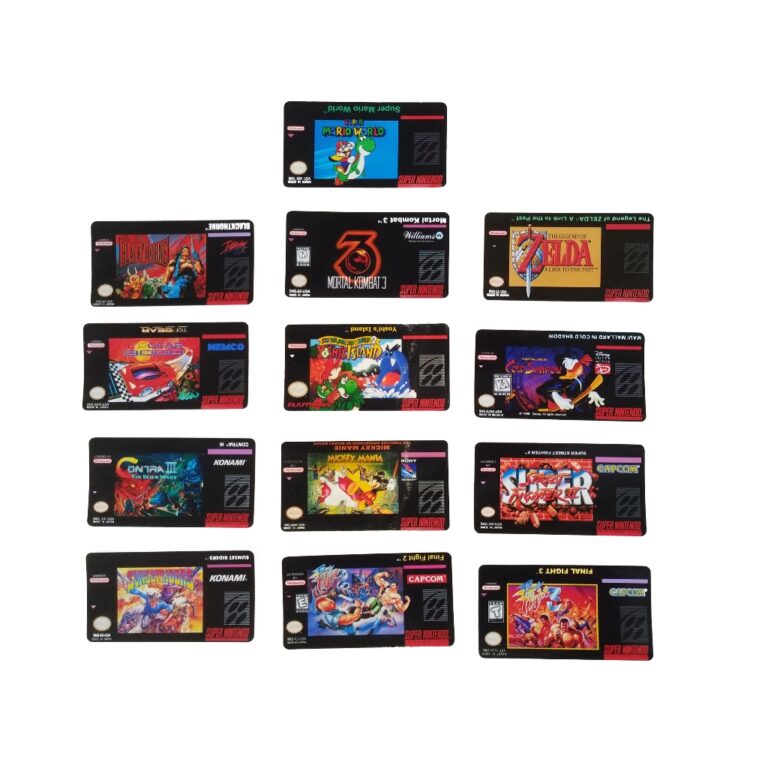 Kit Label Para cartucho de Super Nintendo Etiqueta