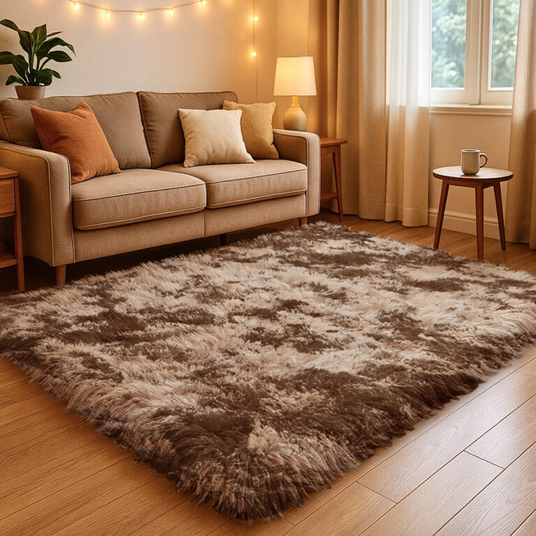 Tapete Sala 1,50 X 1,00 Peludo Shaggy Macio Quarto
