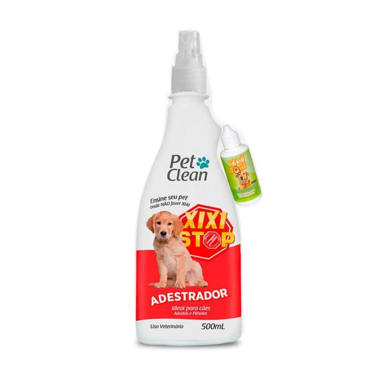 Kit Adestrador Xixi Stop + Xixi Aqui Pet Clean 500