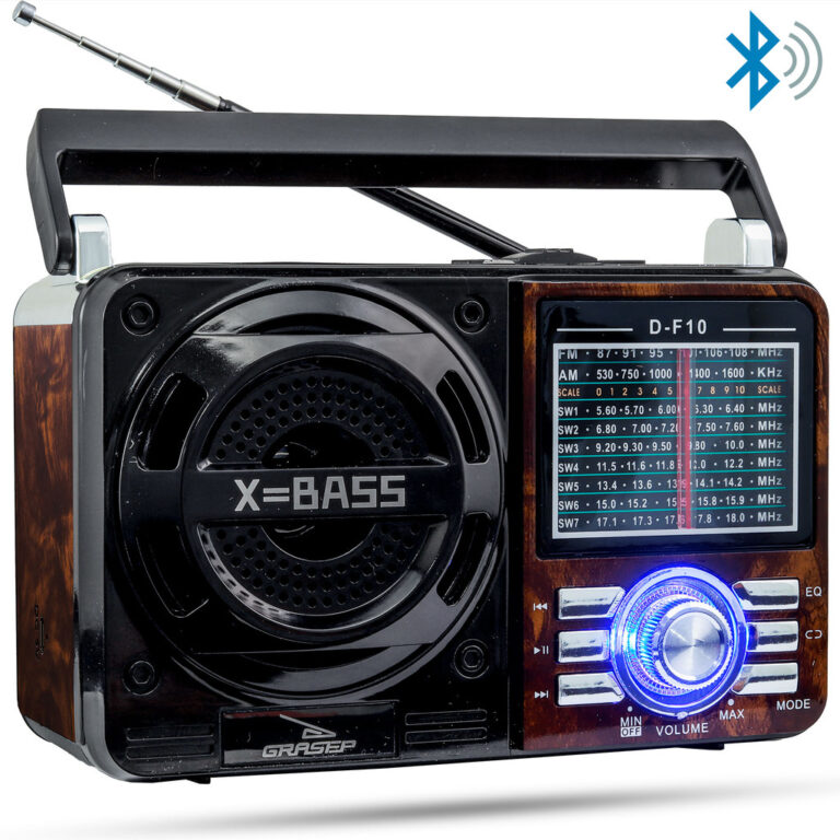 Rádio Retrô Bluetooth Vintage Am Fm Analógico A