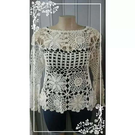 bata de crochê G/GG