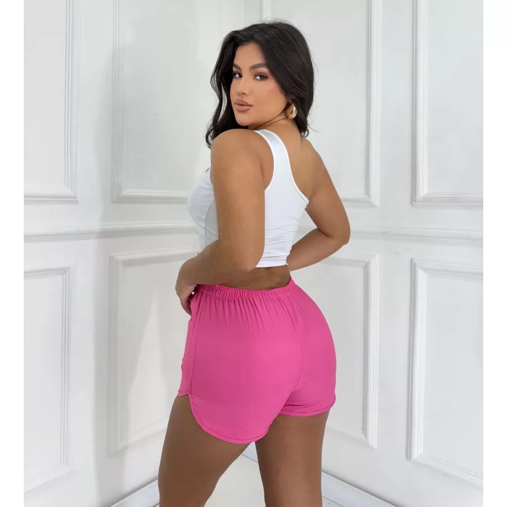 Kit com 3  shorts tactel Saída de Praia Piscina Caminhada Treino