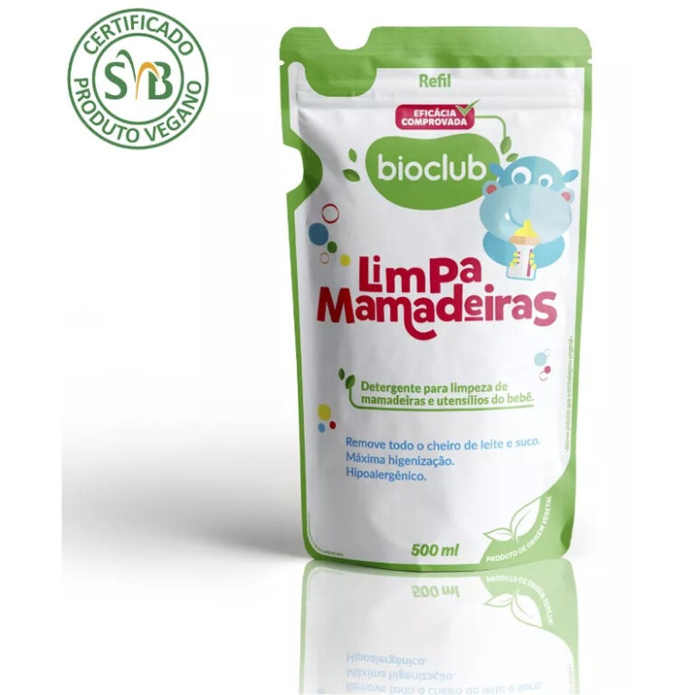 Refil Limpa Mamadeiras para Bebe 500ml Refil Deter