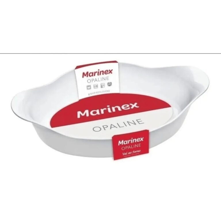 Assadeira Oval Marinex Opaline 1,4L