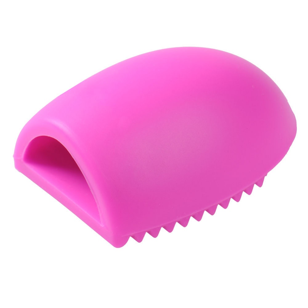 Limpador de Pincel em Silicone – rosa escuro