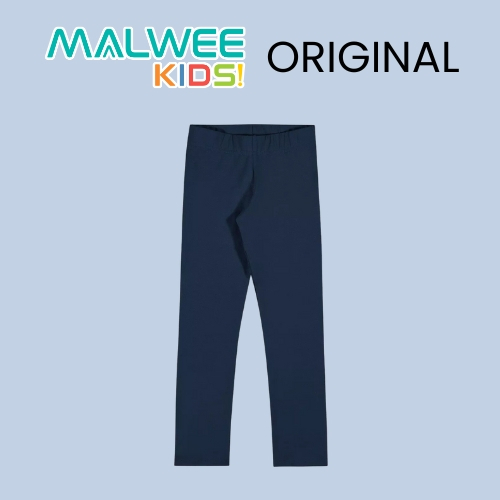 Legging Infantil Menina Escolar Azul Marinho Algod