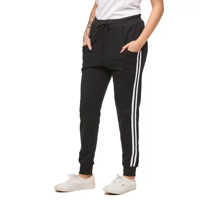 Calça De Moletom Feminino Saruel Skinny Sport 