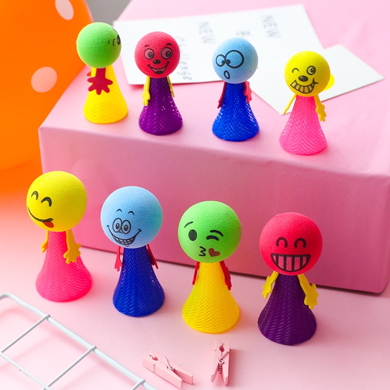 10pcs Brinquedos Infantis Pretend Play / Brinquedos / Boneco Criativo / Novidade / Salto Bounce / El
