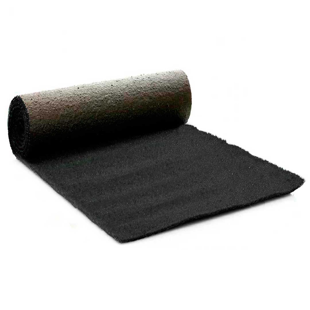 Grama Sintética Fit EcoGrass 12mm – 2×0,50m – Preto