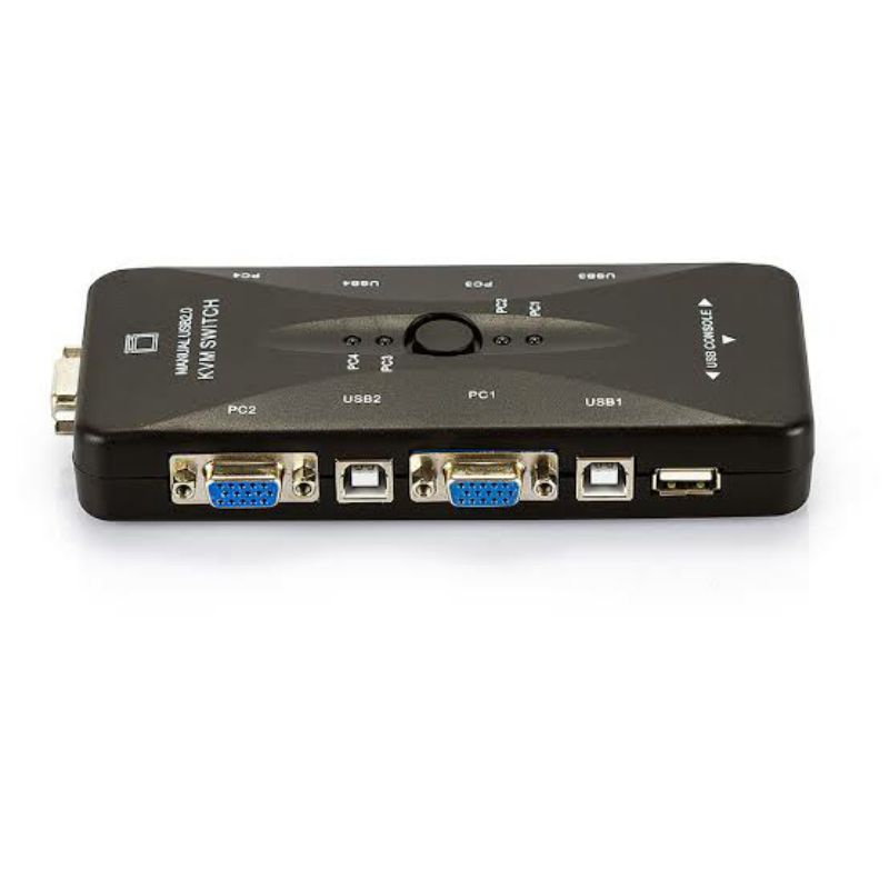 Chaveador Kvm Vga Usb 4 Portas