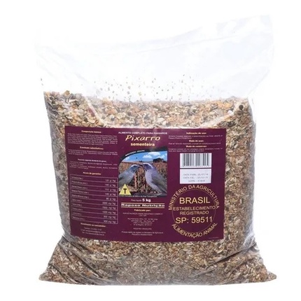5 Kg Pixarro Sementeira Mistura para Trinca Ferro 