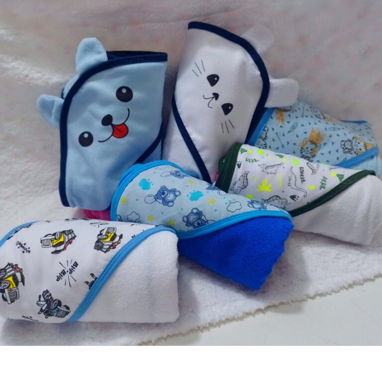Kit 2 unidades – Toalhas Capuz  e Orelhinha 