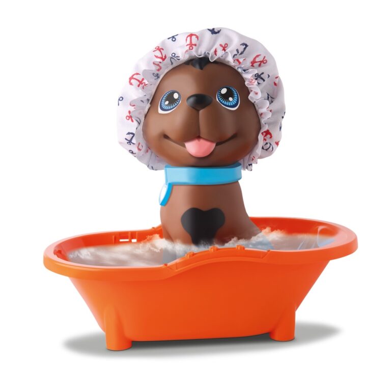Boneco Pet Friends Banho Cachorro C/ Banheira R