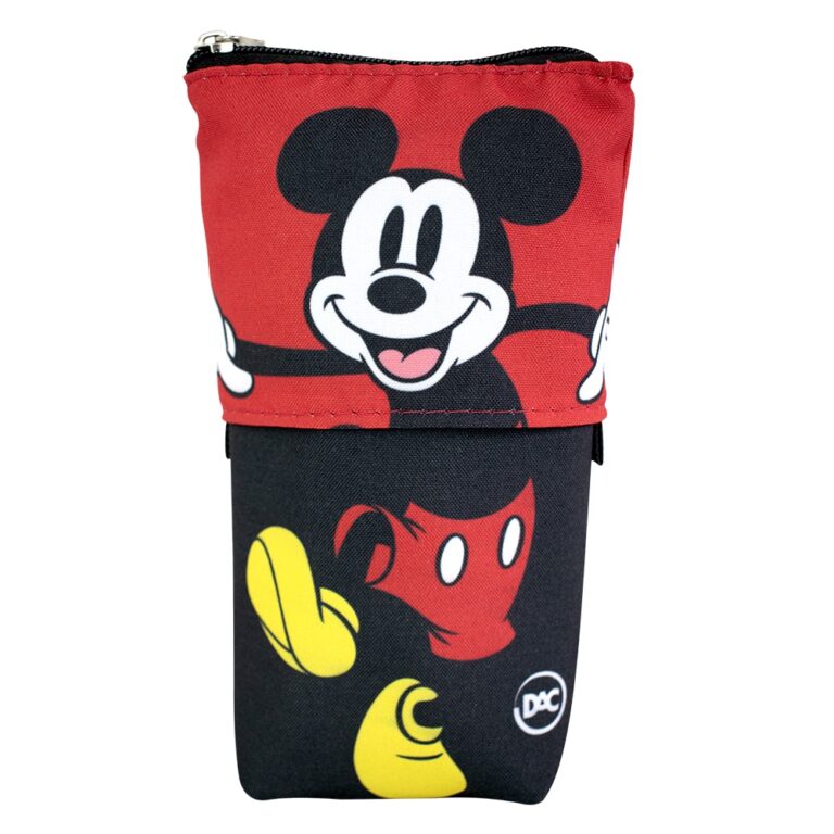 Estojo Mickey Mouse Retrátil  em Tecido Para Bols
