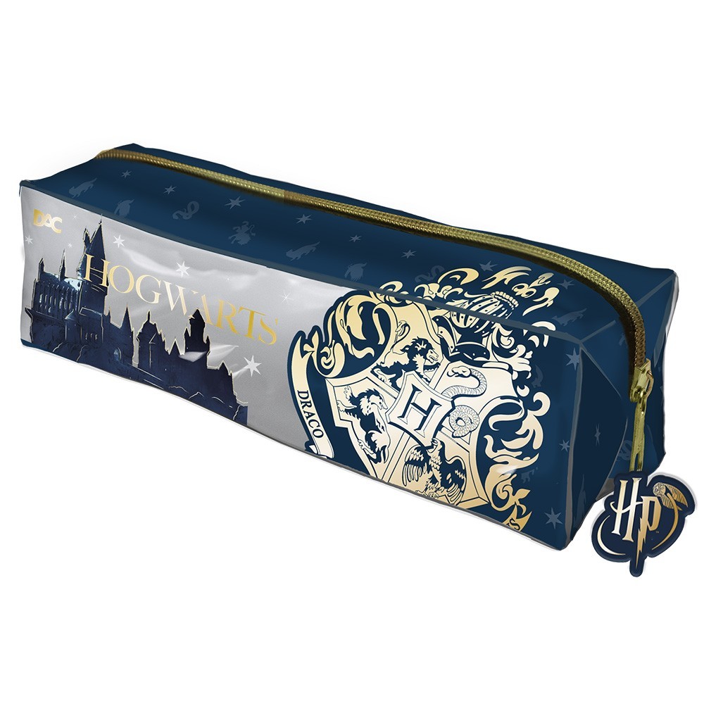 Estojo Escolar Harry Potter em PVC Cristal Transparente DAC