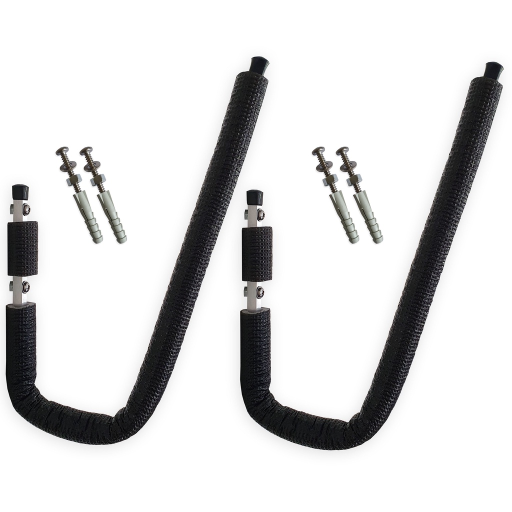 Suporte de Parede Alumínio Prancha Stand Up Longboard Parafuso Inox