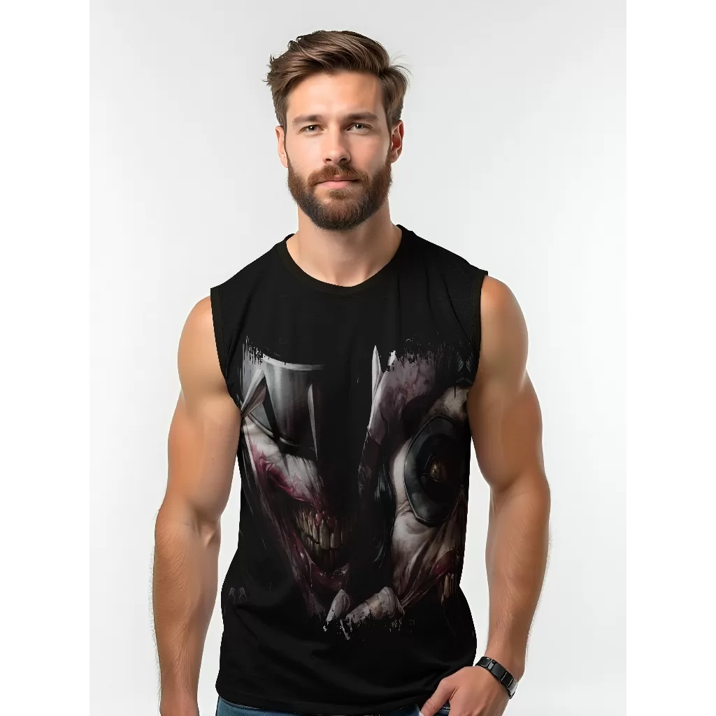 Camiseta Dry Fit Masculina UV 50+ Batman que Ri Estampada Academia Corrida Treino Casual