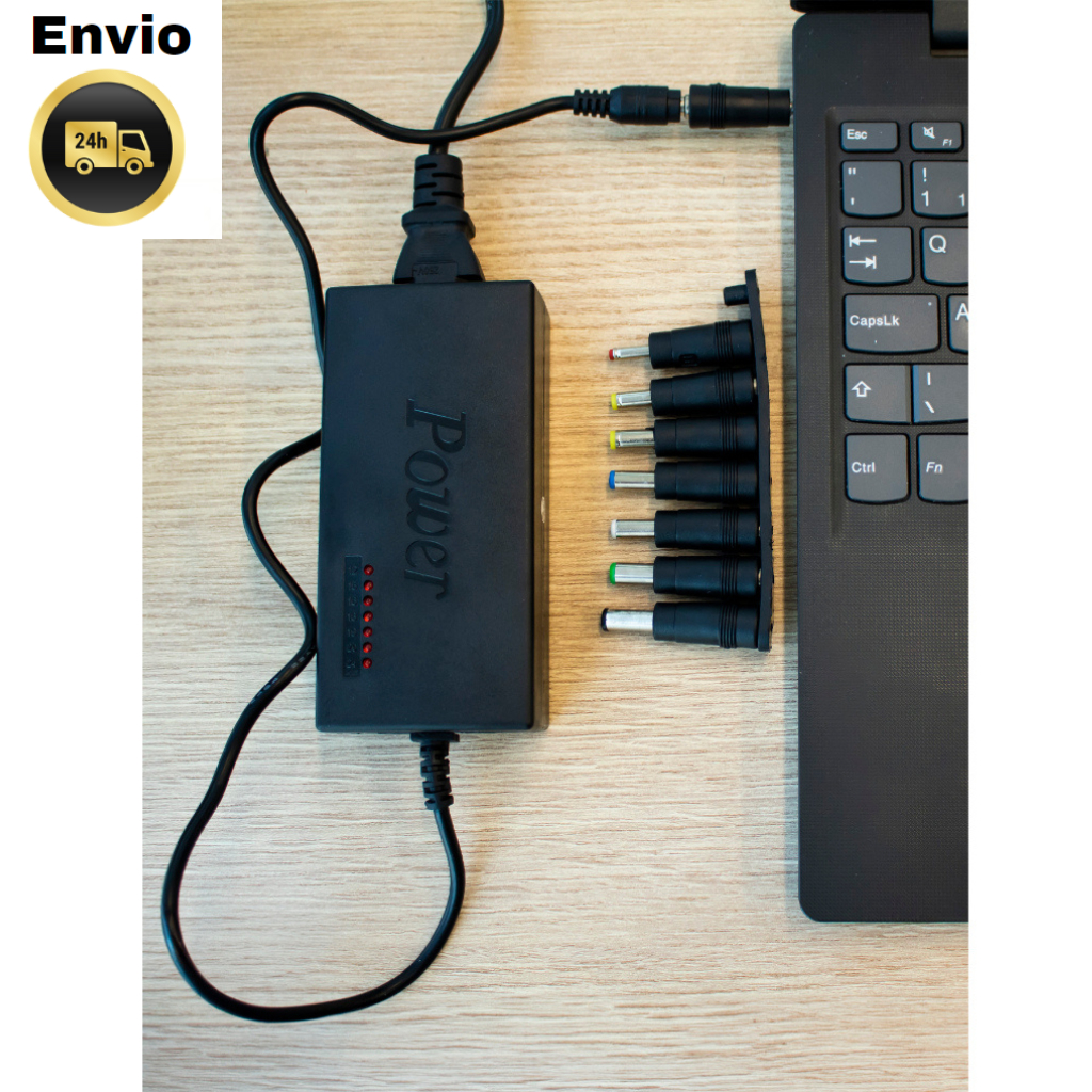 Fonte Carregador Notebook com 9 plugs diferentes