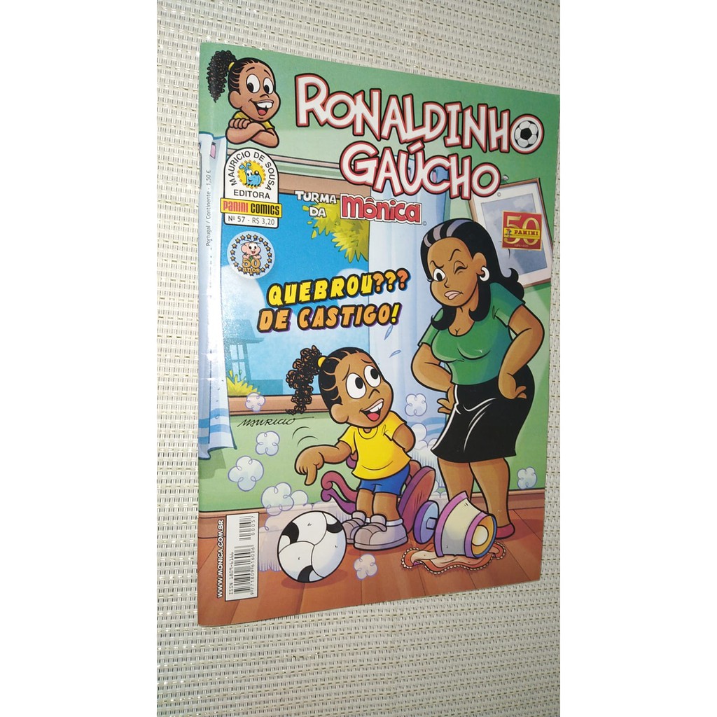 Gibi Ronaldinho Gaúcho – N. 57 – Panini Comics ( 2044 )