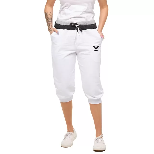 Bermuda Feminina De Moleton Skinny Saruel Sport W-