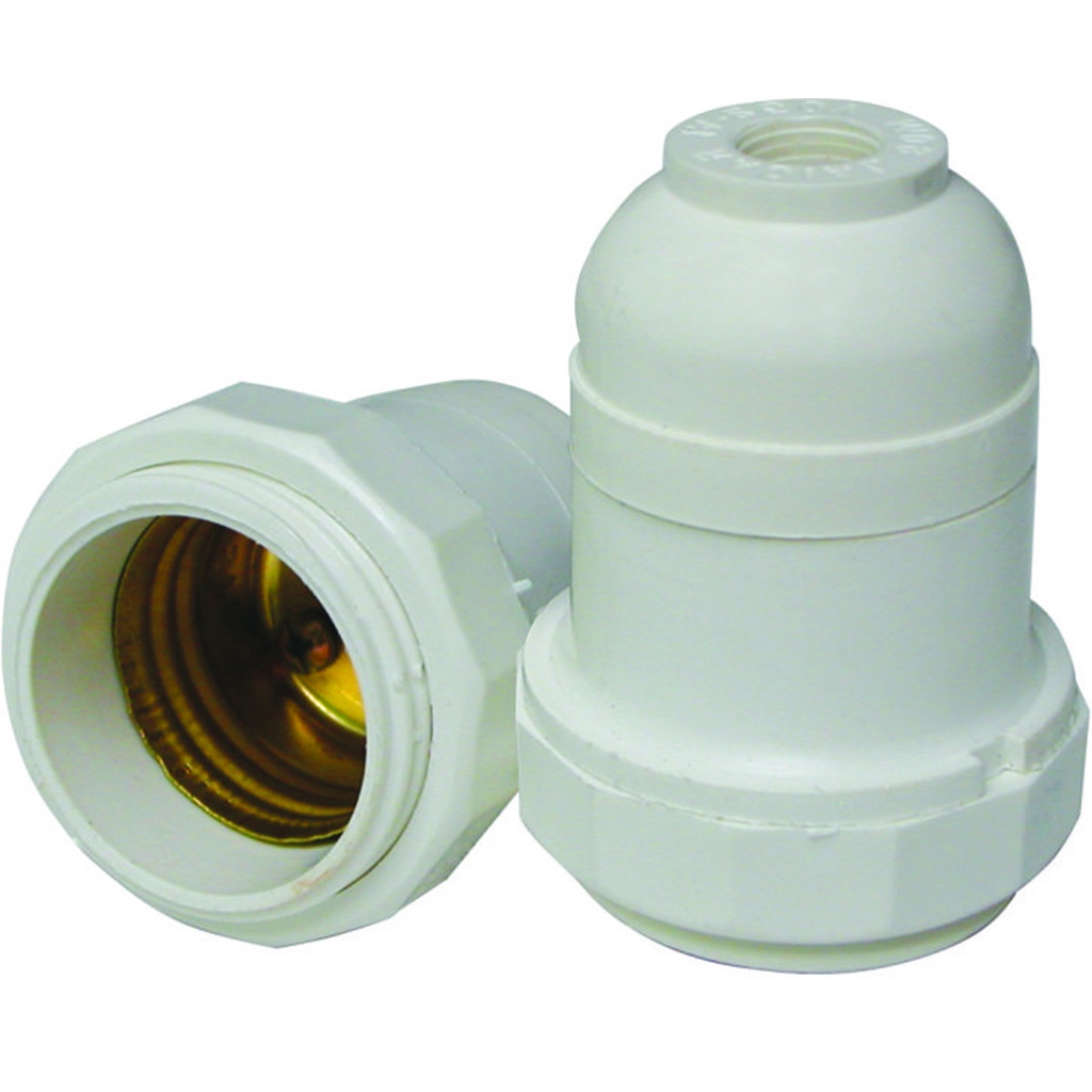 Soquete Coluna Branco E-27 2a 250V Radial 1201.005