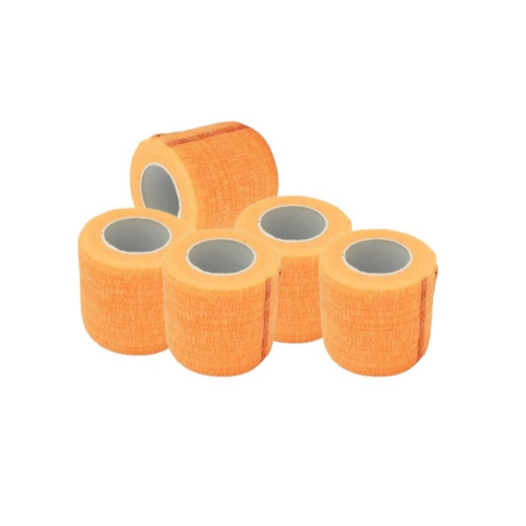 Kit 5 Bandagens Elastica Flexivel 5cm x 4,5m ̵