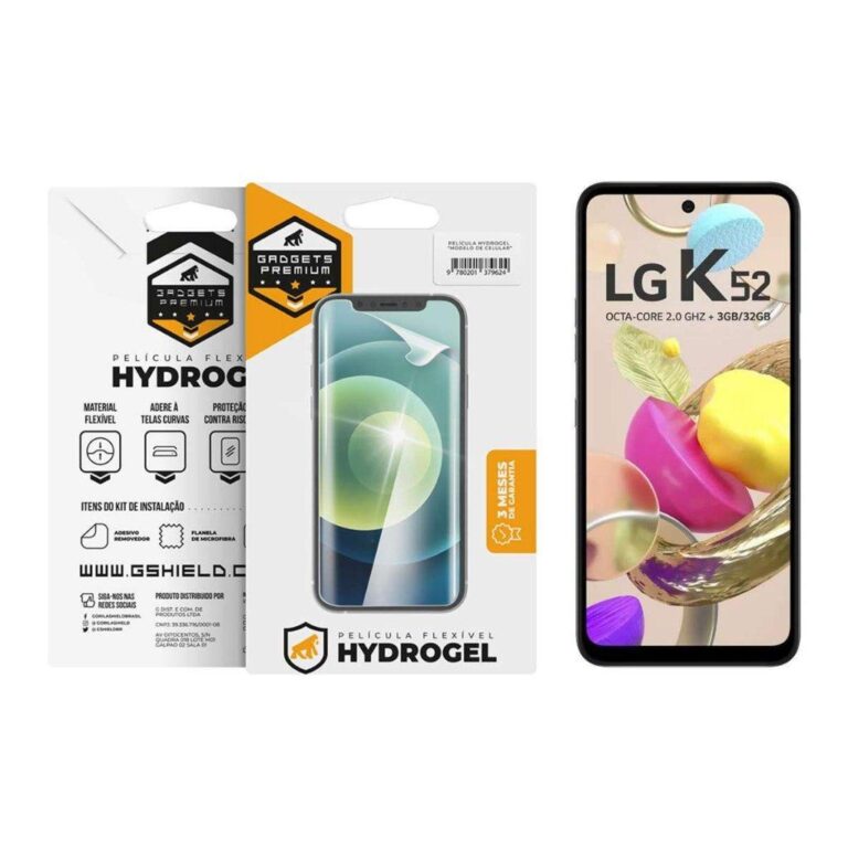 Película Hydrogel Gshield para LG52  Proteção e
