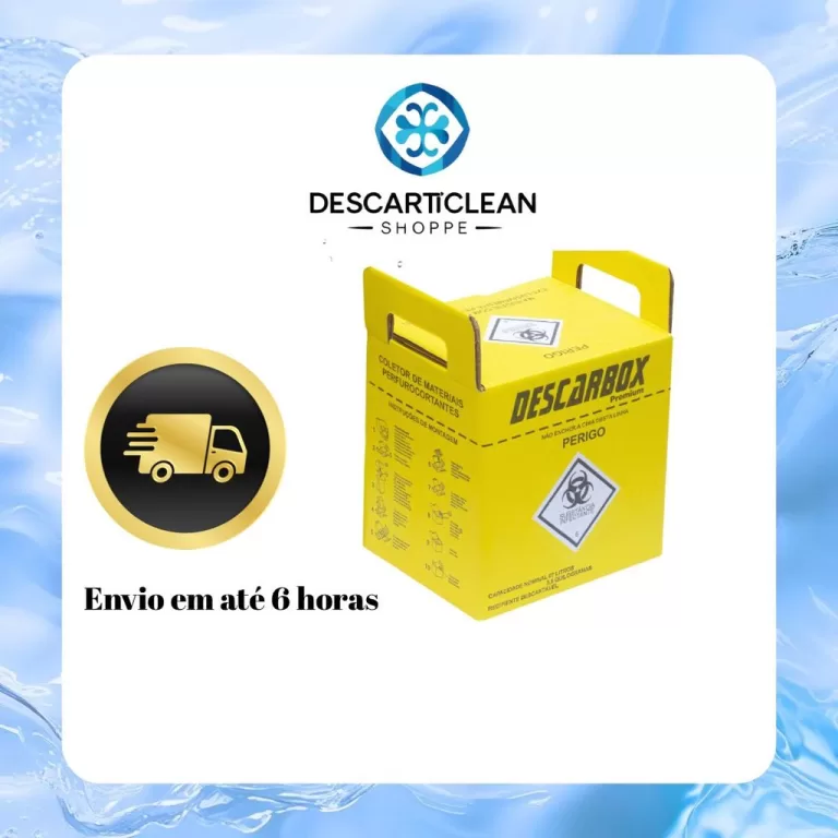 Coletor de Perfurocortantes 3 Litros  Amarelo | De