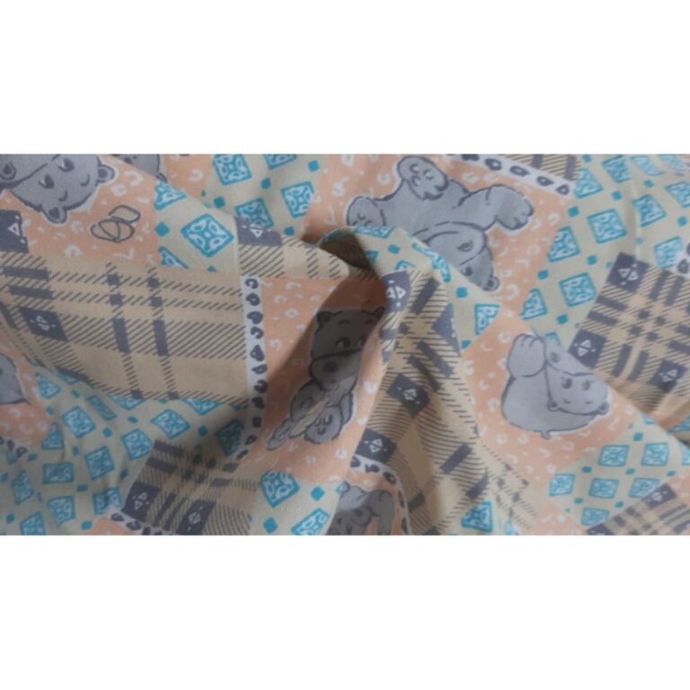 1 METRO BRIM LEVE ESTAMPAS HIPOPÓTAMO
