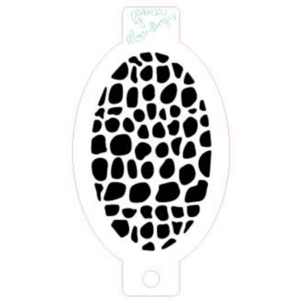 Stencil Textura Monstro