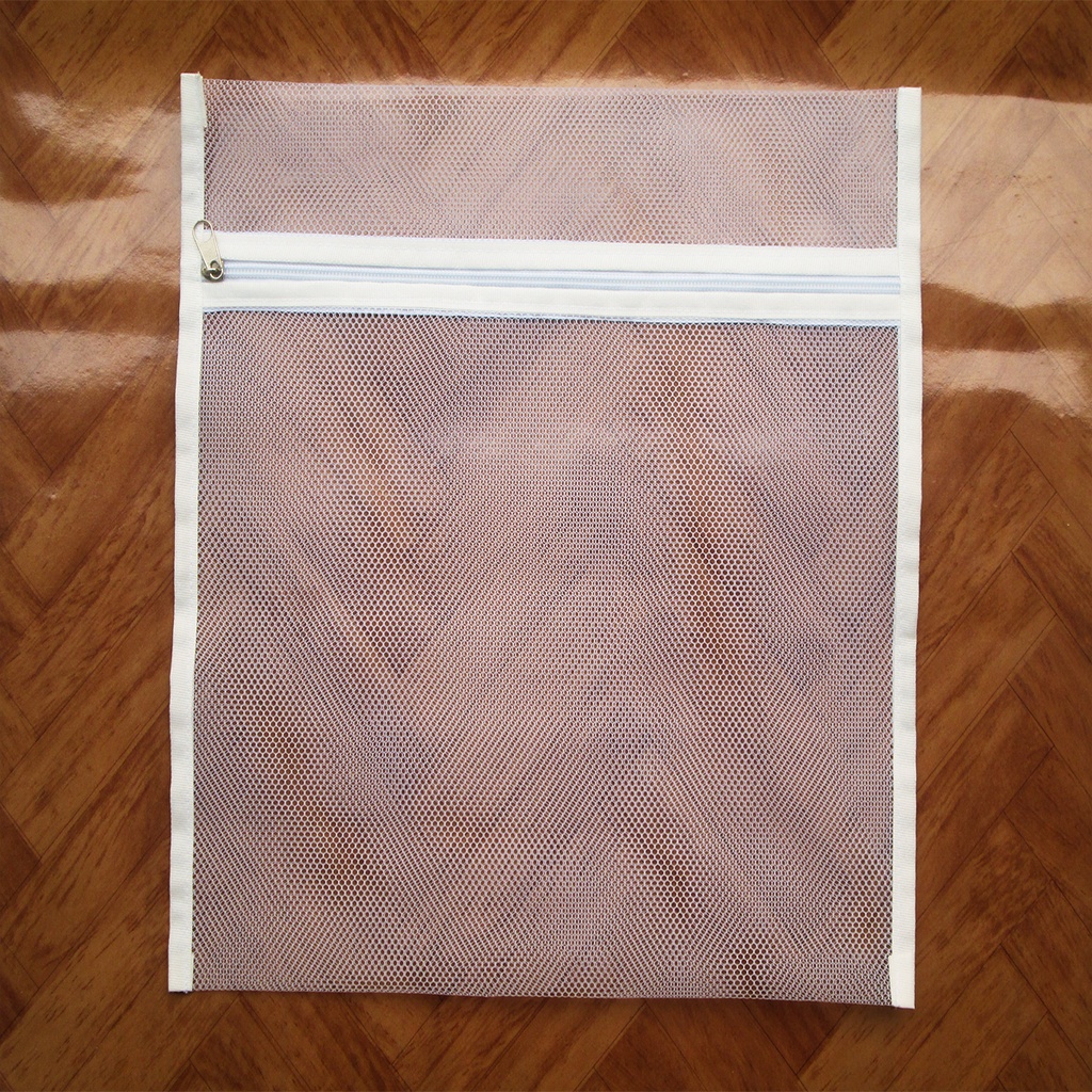 Saquinho de maternidade organizador de filó para viagem mala bebê com Zíper