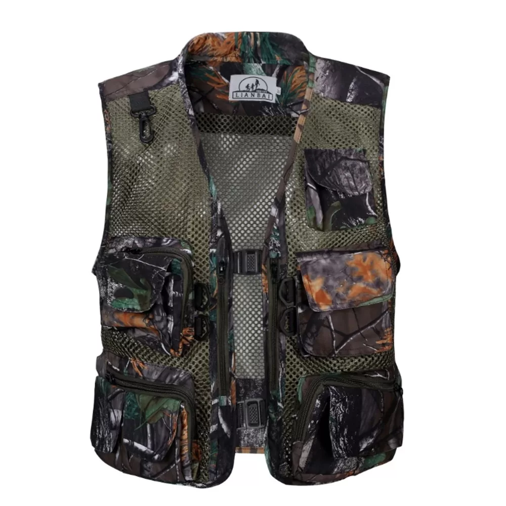 Colete Pescador Repórter Cinegrafista Fotógrafo Tático Lianbai