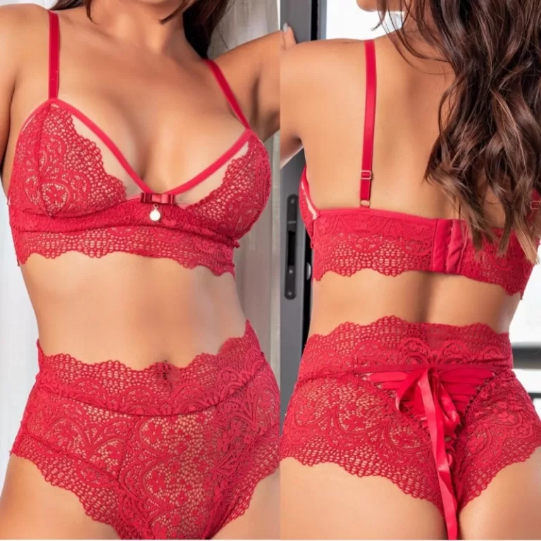 Conjunto de lingerie sutiã Cropped e calcinha Alt