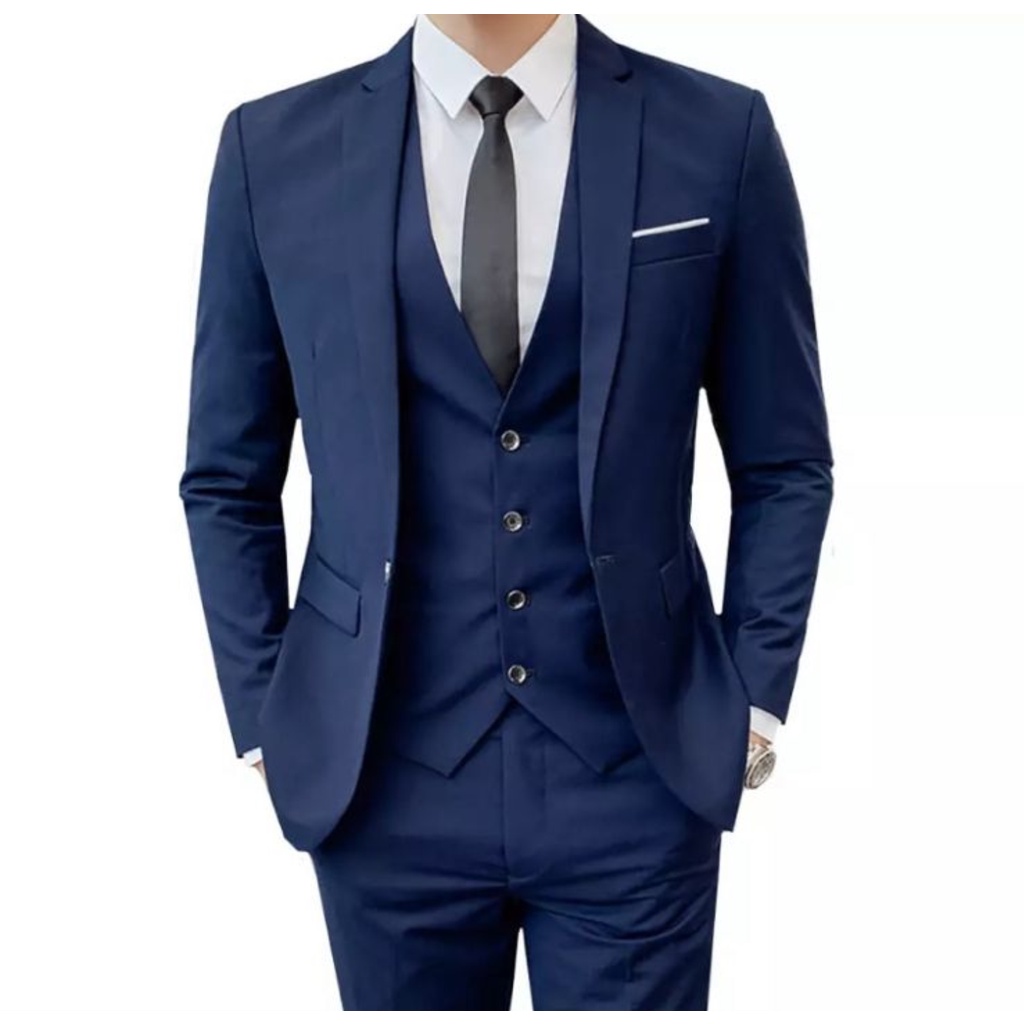 Blazer + Calça Slim Masculino Original ( Varias Cores + Envio imediato ) Paleto+calça+barato